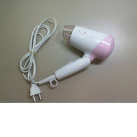 Small hair dryer, foldable
