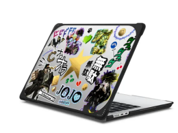 Stardust Crusaders Sticker Laptop Case Bounce Case Stardust Crusaders Sticker Laptop Case Bounce Case