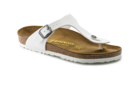 Birkenstock GIZEH BIRKO-FLOR White Sandals Birkenstock GIZEH BIRKO-FLOR White Sandals