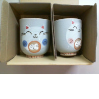 Set of 2 cups, cats