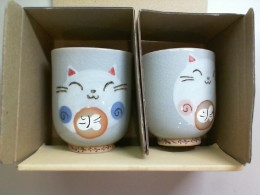 Set of 2 cups, cats Set of 2 cups, cats