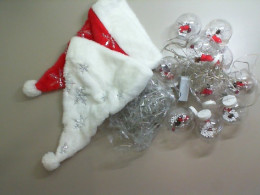 New Year's set, 2 garlands + 2 Santa Claus hats New Year's set, 2 garlands + 2 Santa Claus hats