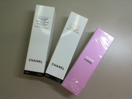 Set of 3 Chanel 1 Deodorant. 1 Lotion face. 1 Micro liquid essence Set of 3 Chanel 1 Deodorant. 1 Lotion face. 1 Micro liquid essence
