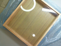 Storage Box with Glass Lid Wood Modification Jewelry Storage China