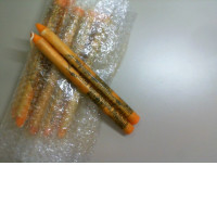 Set of 10 patterned candles