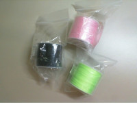 Set of 3 multi-colored copron threads for needlework
