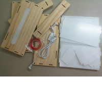 DIY kit, illuminated shelf