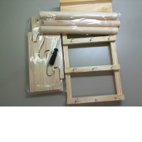 Assemble the set yourself, shelf with hooks for storing jewelry