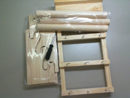 Assemble the set yourself, shelf with hooks for storing jewelry