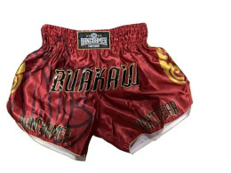 Buakaw Banchamek Muay Thai Boxing Shorts BSH1 RED GOLD Buakaw Banchamek Muay Thai Boxing Shorts BSH1 RED GOLD