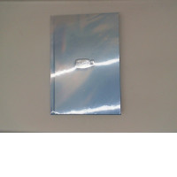 light blue diary book