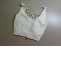 Women's white top with ties Women's white top with ties