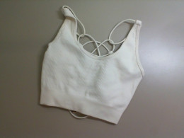 Women's white top with ties