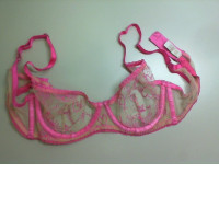 Pink bra