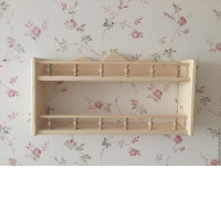 Wooden shelf set