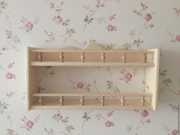Wooden shelf set
