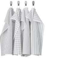 Set of 4 IKEA RINNIG Tea towel, white/dark grey/patterned, 45x60 cm. Set of 4 IKEA RINNIG Tea towel, white/dark grey/patterned, 45x60 cm.