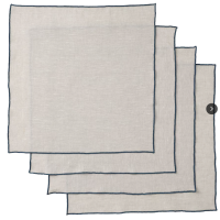 Set of IKEA OMBONAD Napkin, natural/beige, 35x35 cm.
