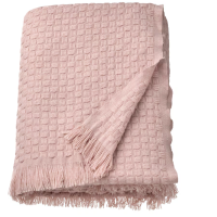 IKEA Hornmal Throw, light pink, 130x170 cm.