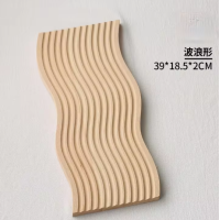 Set of 2 Geometric Solid Wood Tray Storage Tray Photography Background Decorative Ornaments Photo Shooting Props