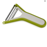 Joseph Joseph Nest Peel, Set of 2 space saving stainless steel peelers for compact kitchen storage, Dishwasher safe