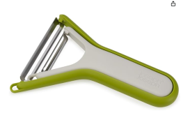 Joseph Joseph Nest Peel, Set of 2 space saving stainless steel peelers for compact kitchen storage, Dishwasher safe