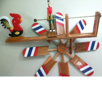 Wooden weather vane for garden, decor Thailand Wooden weather vane for garden, decor Thailand