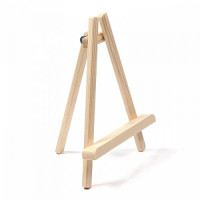 Wooden stand for paintings and photographs