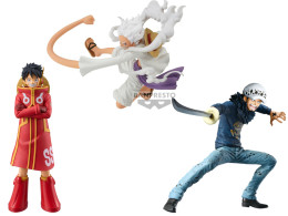 Set of 3 Japanese figures, One Piece Final Battle