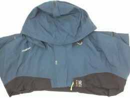 Blue snow coat with black pattern size XL 