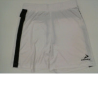 white shorts with black stripes size L white shorts with black stripes size L