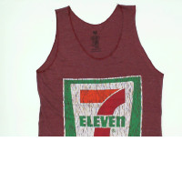 men's red tank top size M