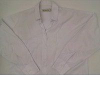 men's white tank top size L