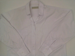 men's white tank top size L