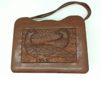 Brown hand bag 