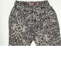 Black patterned pants size M Black patterned pants size M