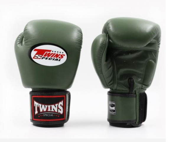 TWINS boxing gloves BGVL3 Olive oz14 TWINS boxing gloves BGVL3 Olive oz14