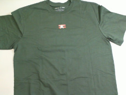 Green T-shirt with red star