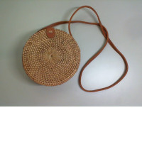 Woven round bag