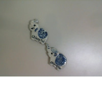 Set of 2 elephant magnets