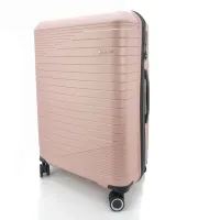 Suitcase on wheels, pink, size 80/50/29