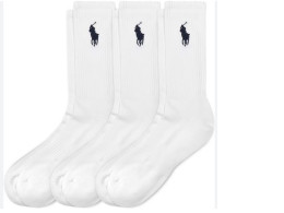 Set of POLO RALPH LAUREN Men's Classic Embroidery Crew Socks  (3pcs/set)