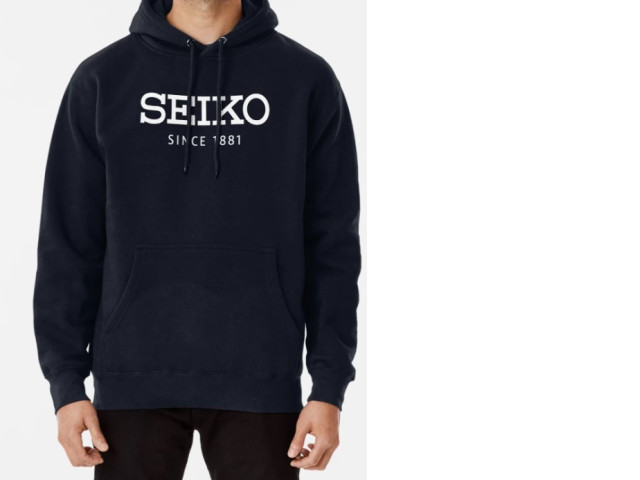 seiko logo Pullover Hoodie colour dark blue seiko logo Pullover Hoodie colour dark blue