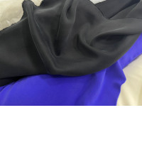 Curtains black and blue High quality satin sand 19mm thick. composition 100% silk Width 140 cm