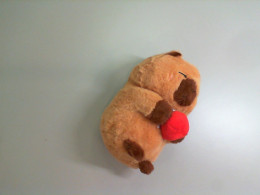 Plush toy red ball bear