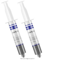 Thermal paste for computer MoneyQiu HY-510-50g (25g*2) Thermal Conductivity: >1.93W/m-k thermal heatsink paste grease Compound Carbon Based High Performance non-conductive for pc cpu gpu 50 Gram