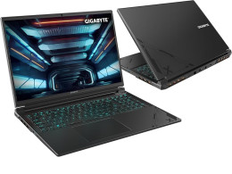 Laptop Gigabyte G6X 9KG 2024 Gaming Laptop- 16 Inch, 165Hz FHD, Intel Core 17-13650HX, RTX 4060 GPU, 16GB DORS 4800MH2, 1x 1TB Gend SDD, Windows 11 Home,