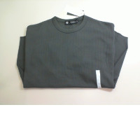 Shirt polo long dark green Men