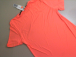Orange T Shift thin women light pink color