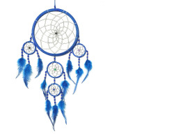 Blue Pearl Car Dream Catcher